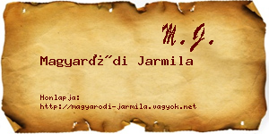 Magyaródi Jarmila névjegykártya